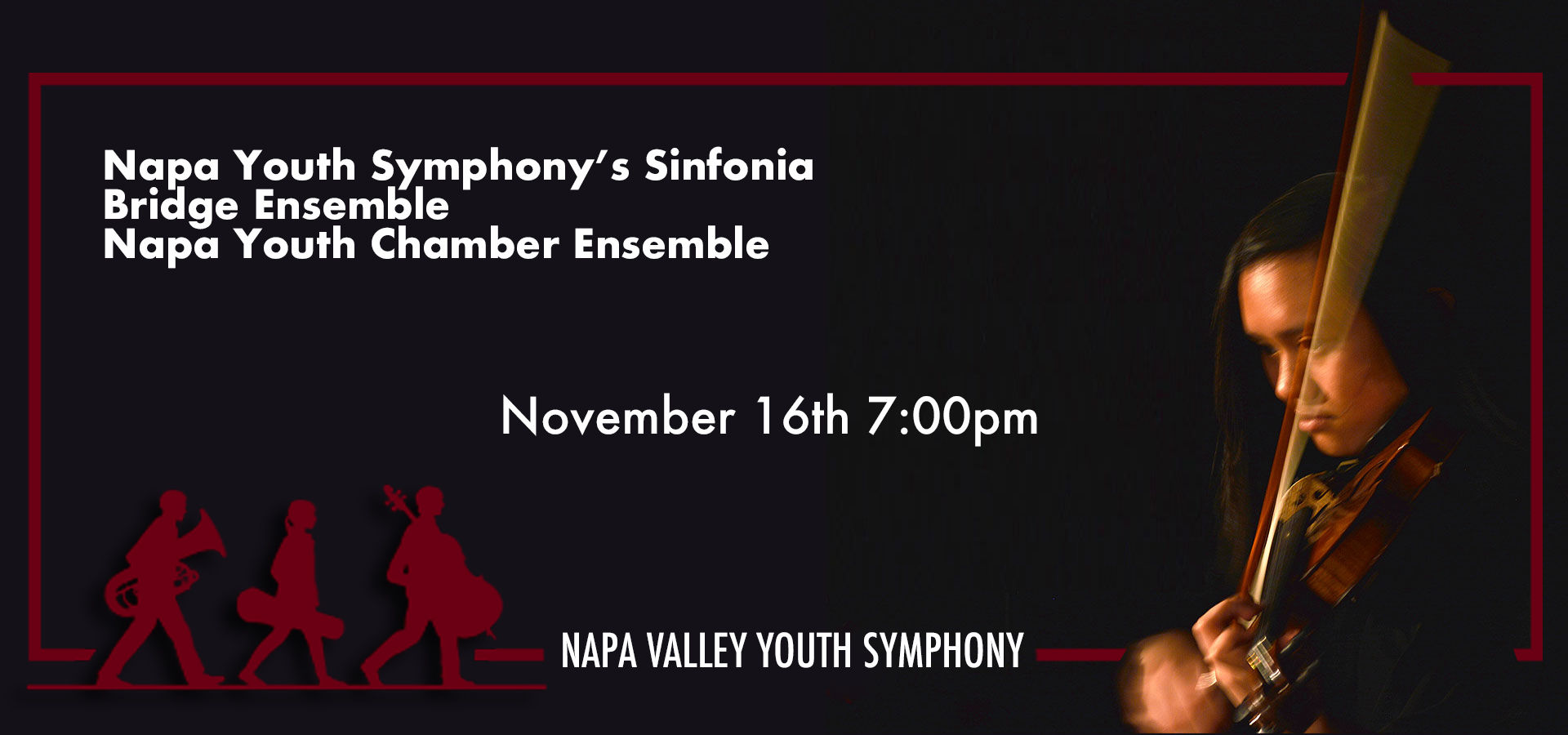 Napa Youth Symphony's Sinfonia, Bridge and Chamber Ensembles perform at the Jarvis Conservatory.